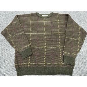 Vintage 90s Gianfranco Ruffini Italy Multi-Colored Knit Sweater Men's Large